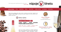 Desktop Screenshot of napojevineta.cz