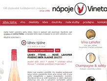 Tablet Screenshot of napojevineta.cz